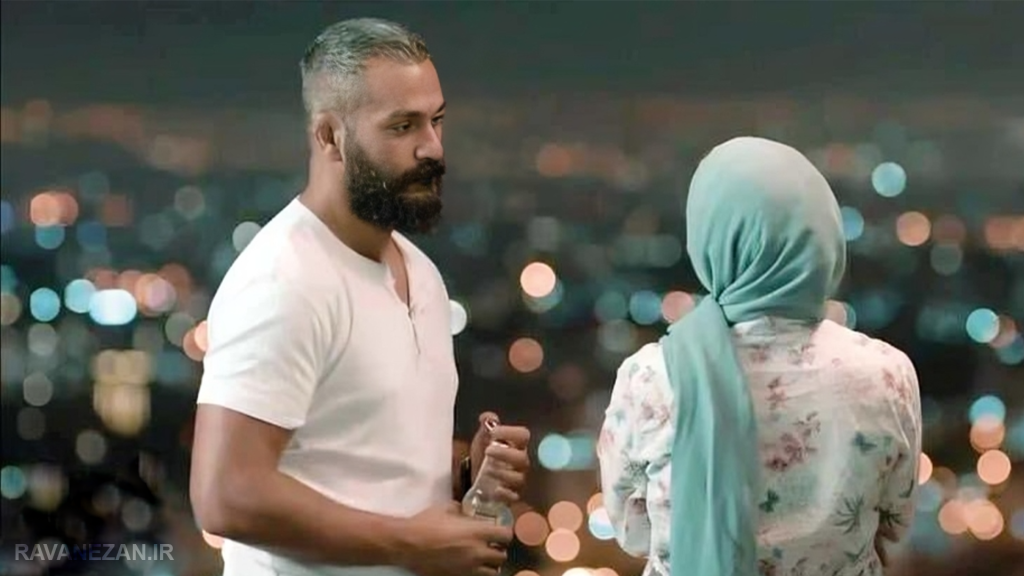 مرد و زن در حال دور شدن از هم، نماد عدم تعهد و بی ثباتی در اوایل رابطه